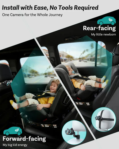 ✨Baby Car Camera &Wireless CarPlay Adapter